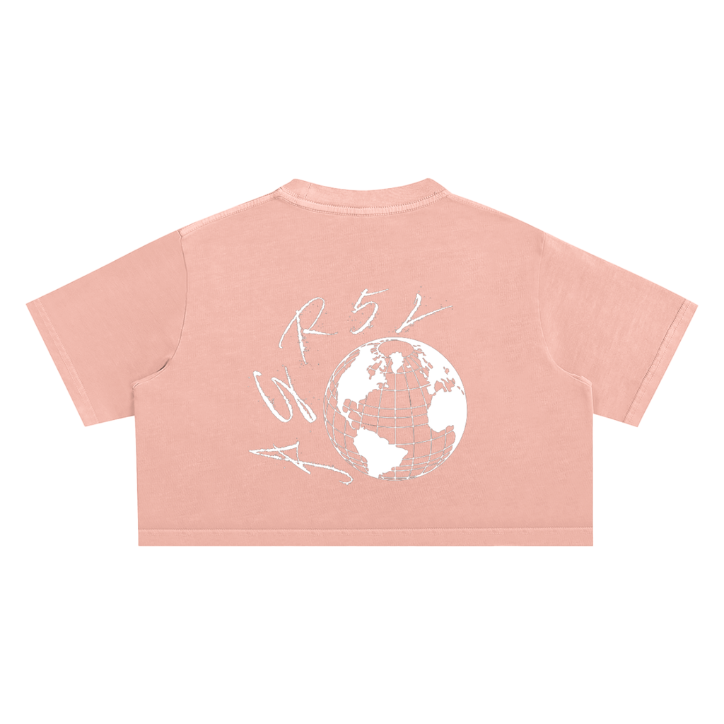 Snow Washed Crop Top