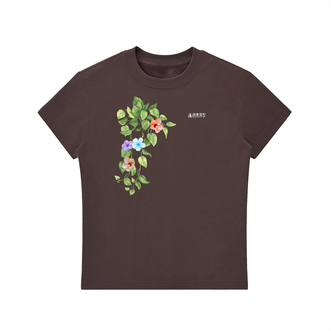 Essential Bodycon Crop Tee – Fitted Women's Everyday Fit