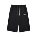 Relaxed Drawstring Three-quarter Sweatpants