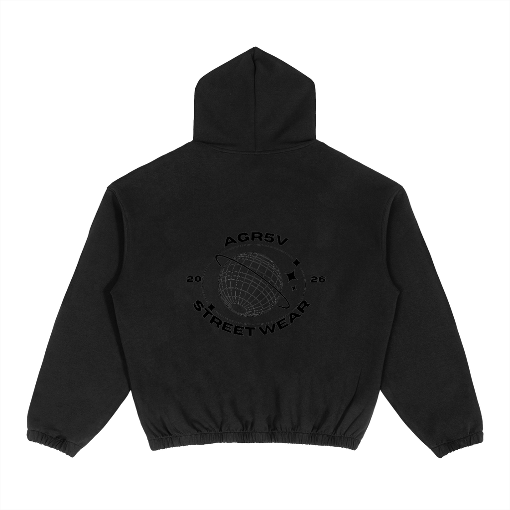 Boxy Cinched Hem Hoodie