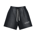 Sunfade Distressed Cotton Shorts – Unisex Relaxed Fit