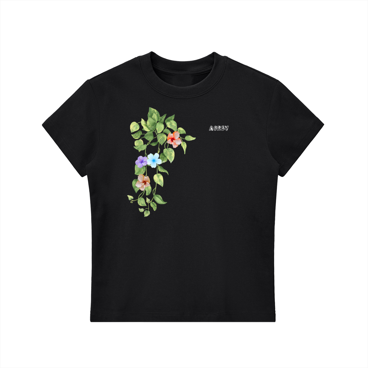 Essential Bodycon Crop Tee – Fitted Women's Everyday Fit