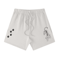 Earth Tone Loose Fit Cotton Shorts – Unisex Relaxed Fit