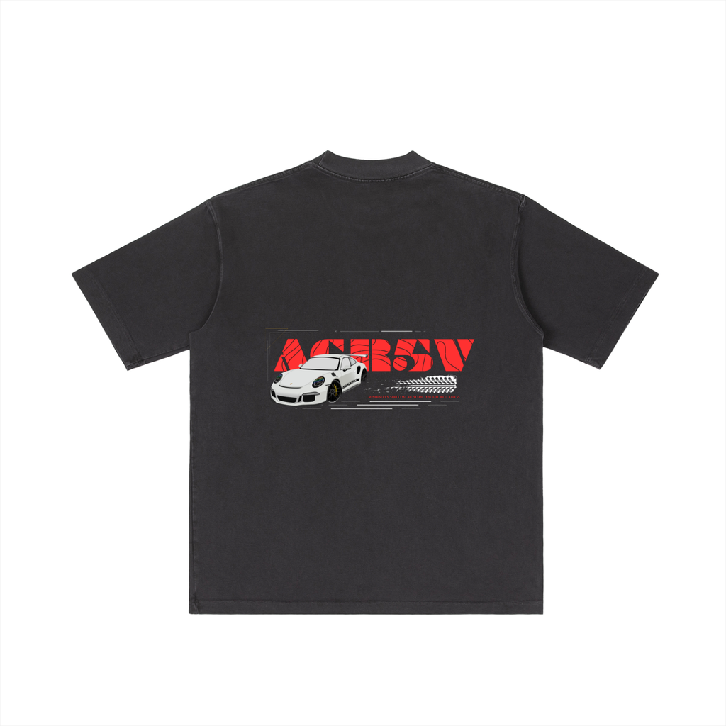 Vintage Wash Drop Shoulder Tee – Heavyweight Oversized Unisex Fit