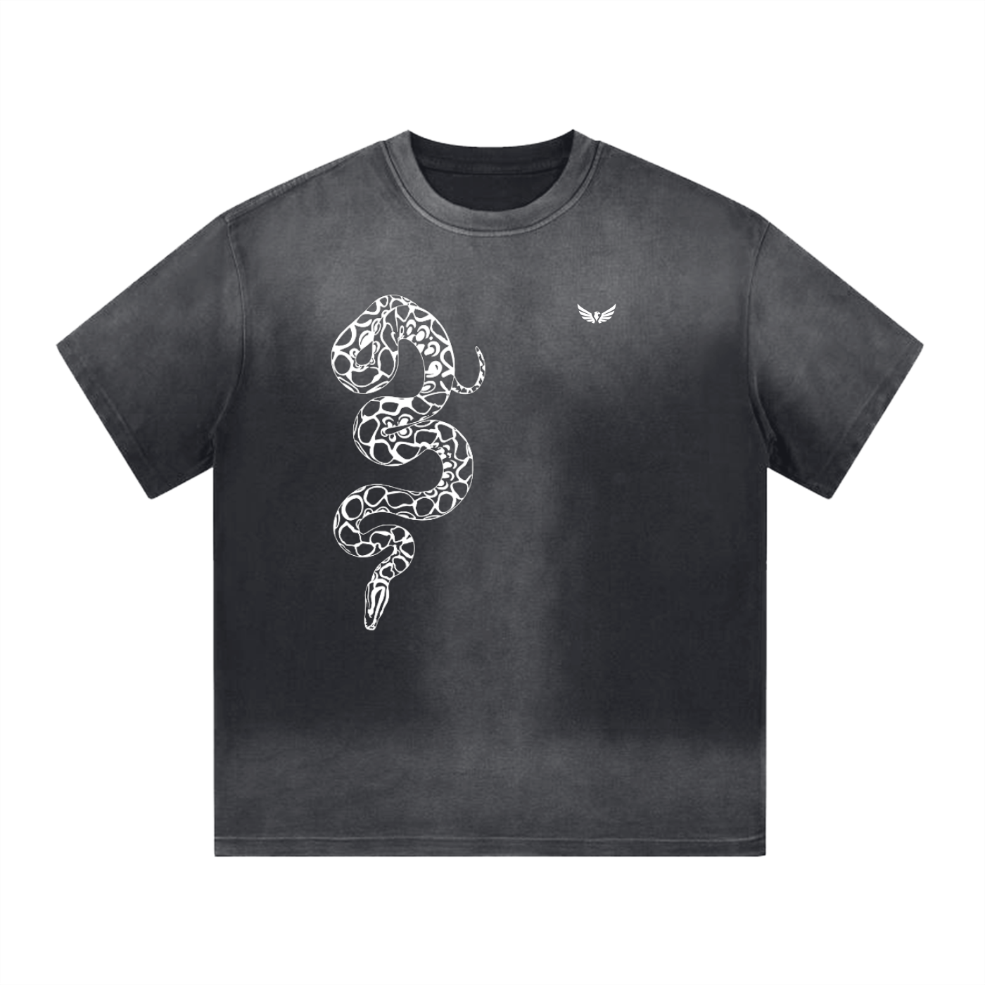 Gradient Washed Drop Shoulder Tee – Unisex Oversized Fit