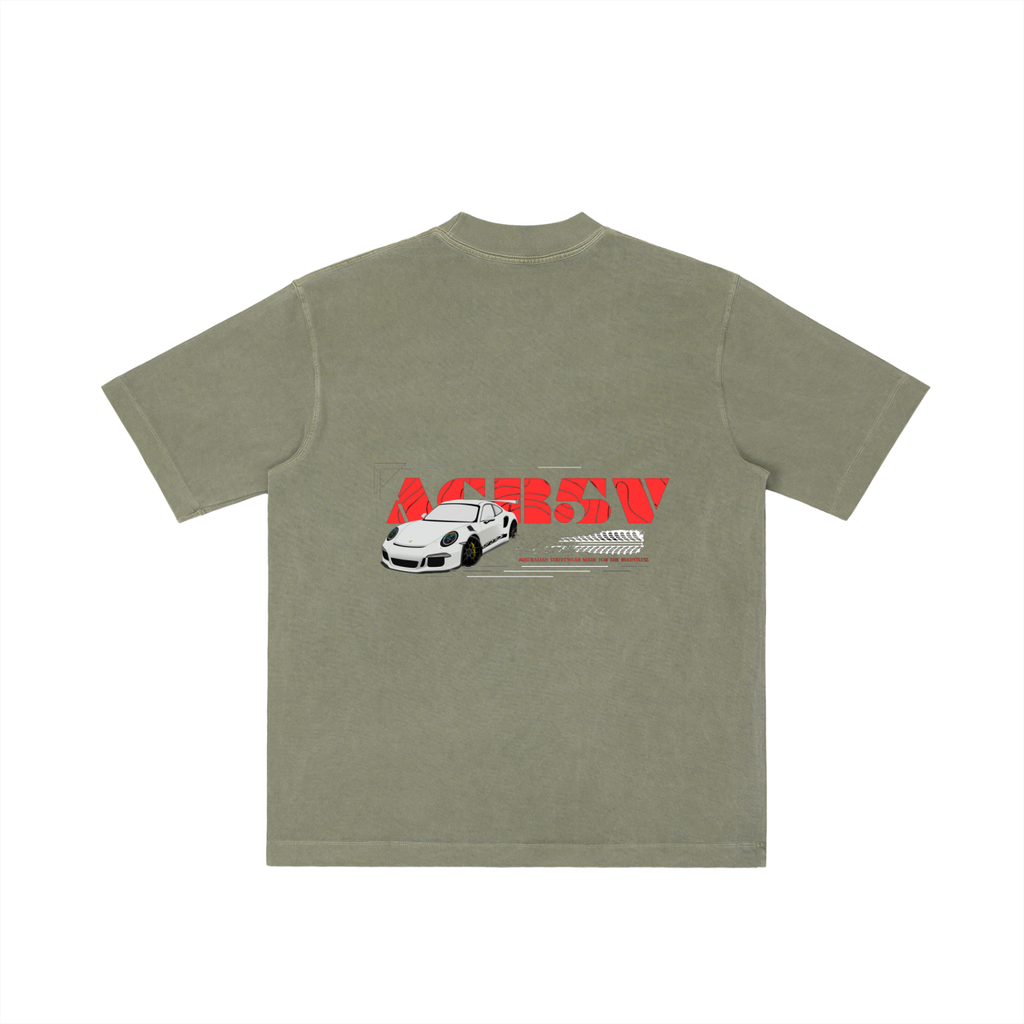 Vintage Wash Drop Shoulder Tee – Heavyweight Oversized Unisex Fit