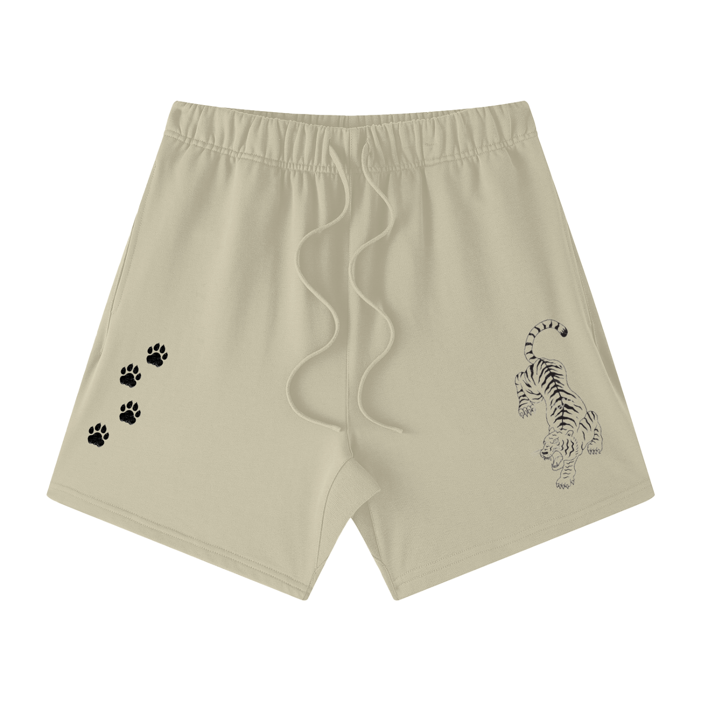 Earth Tone Loose Fit Cotton Shorts – Unisex Relaxed Fit