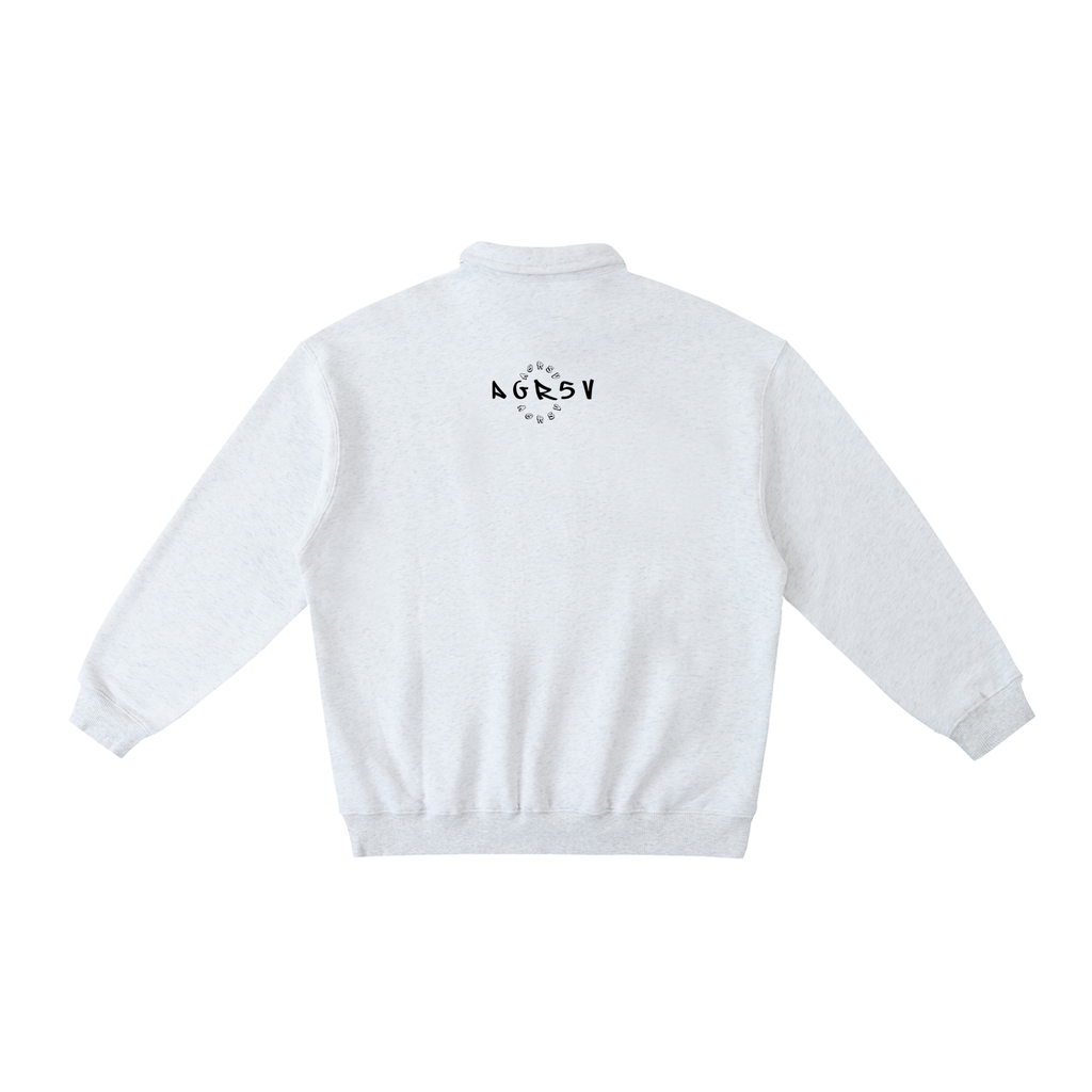 Heavyweight Polo-Collar Sweatshirt
