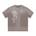 Gradient Washed Drop Shoulder Tee – Unisex Oversized Fit