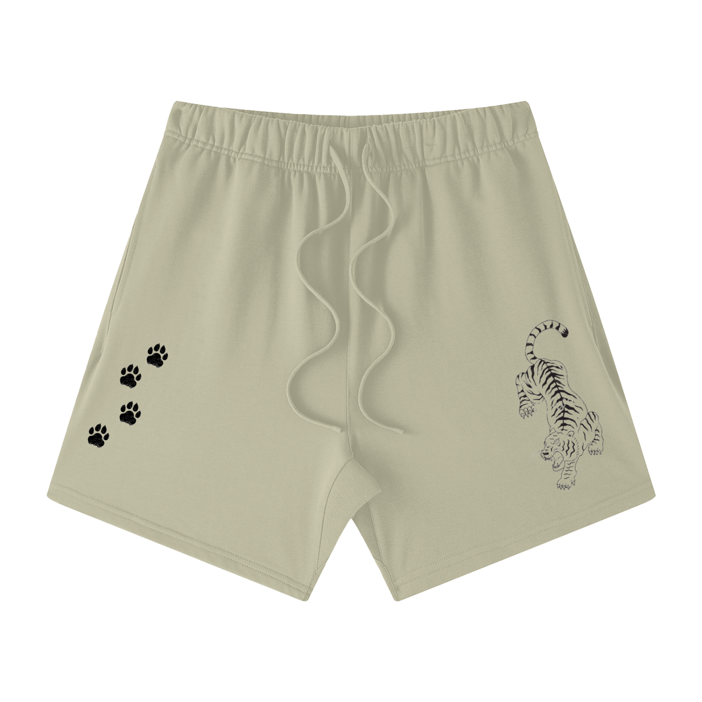 Earth Tone Loose Fit Cotton Shorts – Unisex Relaxed Fit