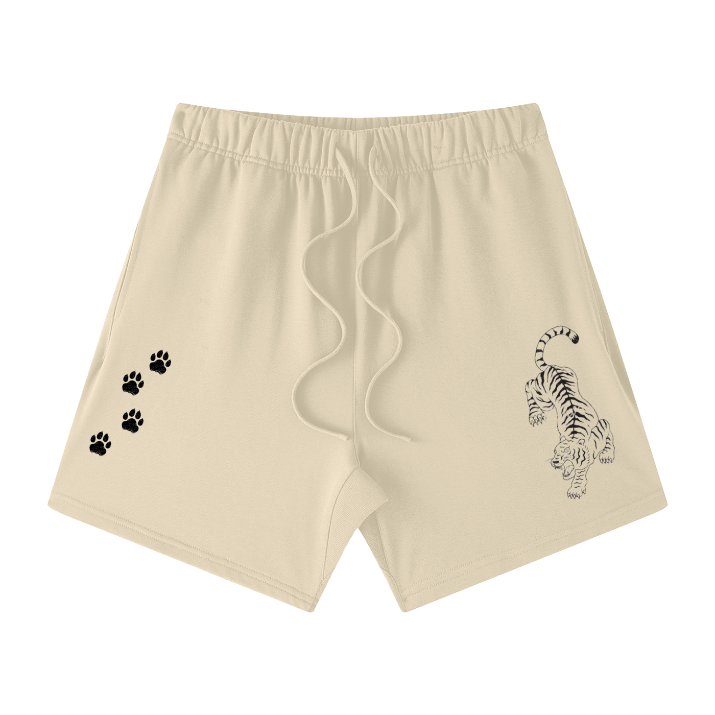 Earth Tone Loose Fit Cotton Shorts – Unisex Relaxed Fit