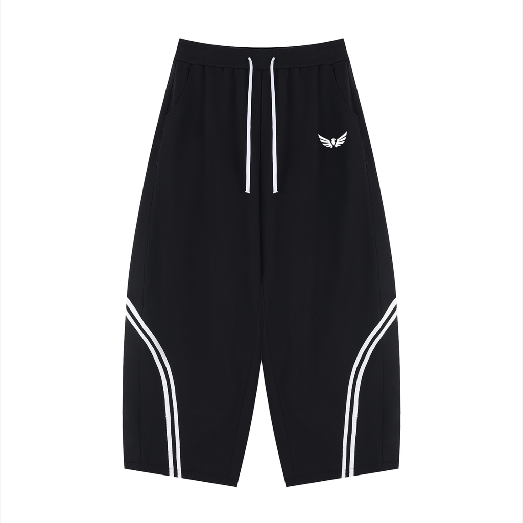 Unisex Wide Leg Piping Sweatpants