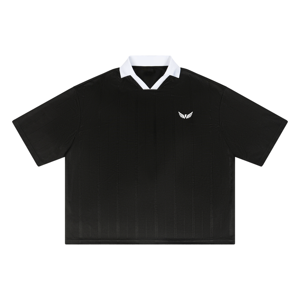 Unisex Striped Boxy Soccer Jersey