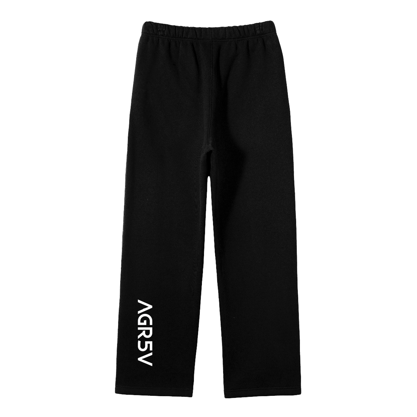 Unisex Solid Color Fleece Straight Leg Pants