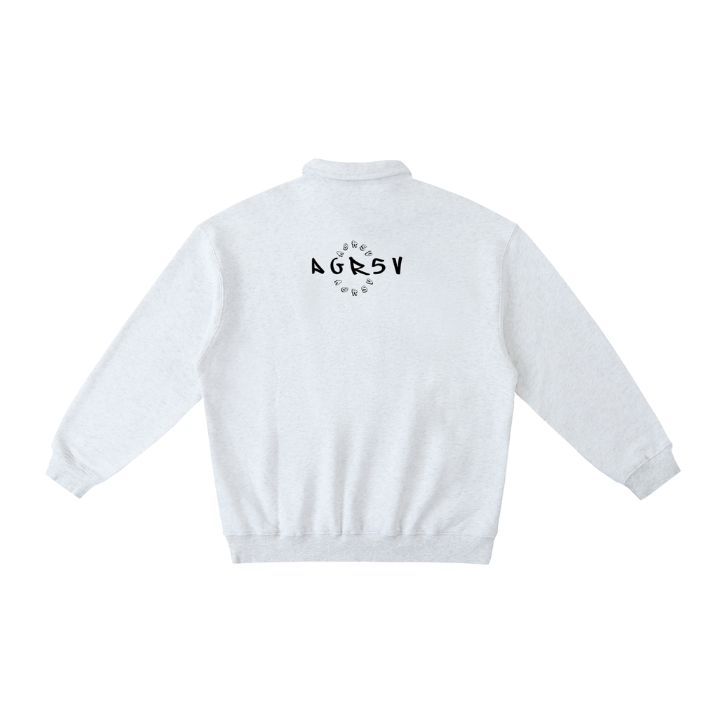 Heavyweight Polo-Collar Sweatshirt